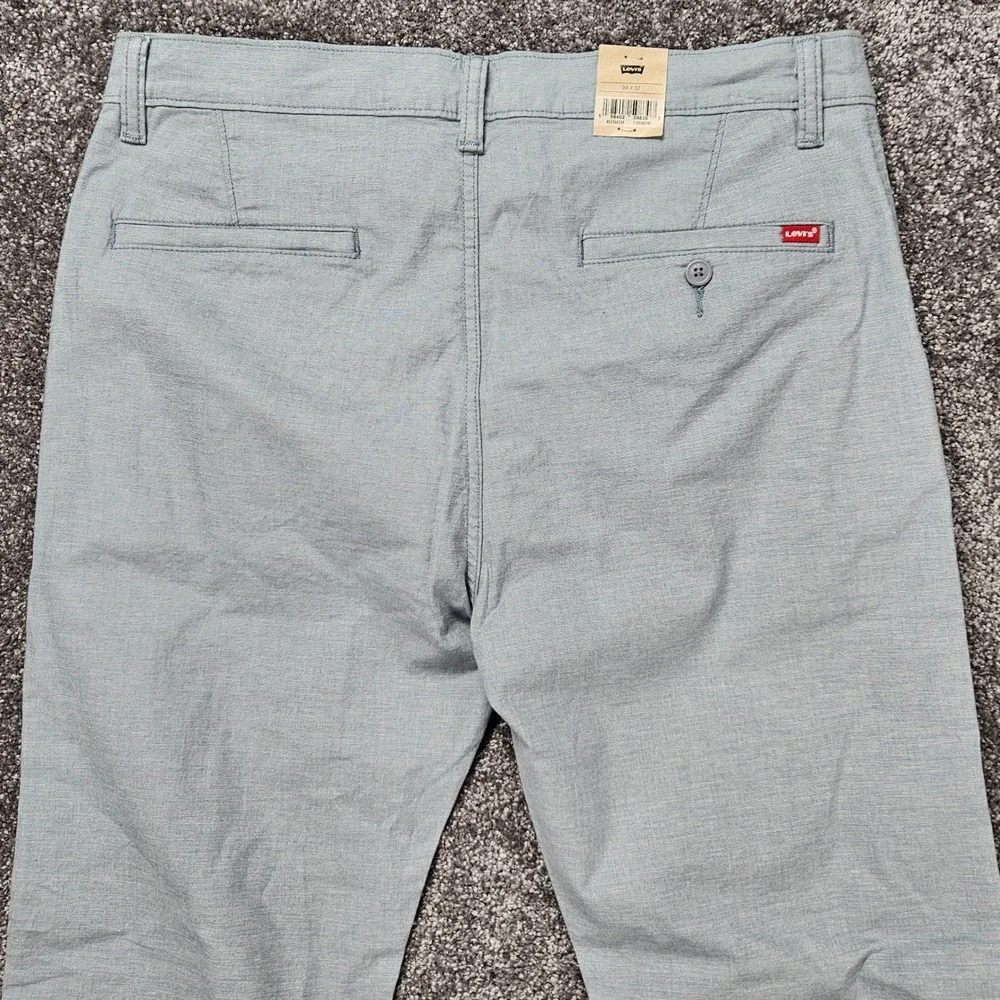 Levi's XX Chino Standard Taper Pants Men's Fits 34x30 Tag 34x32 Blue Stretch NWT
